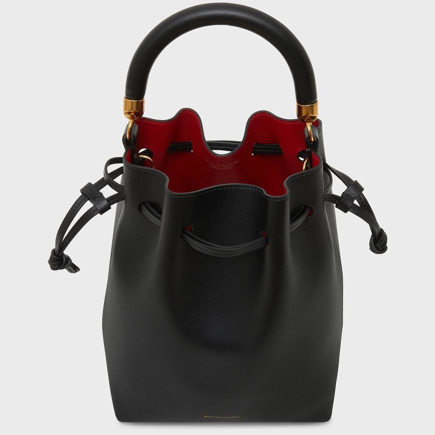 Women's Mansur Gavriel Movimento Mini Bucket Bags Black | AU 8M52VM